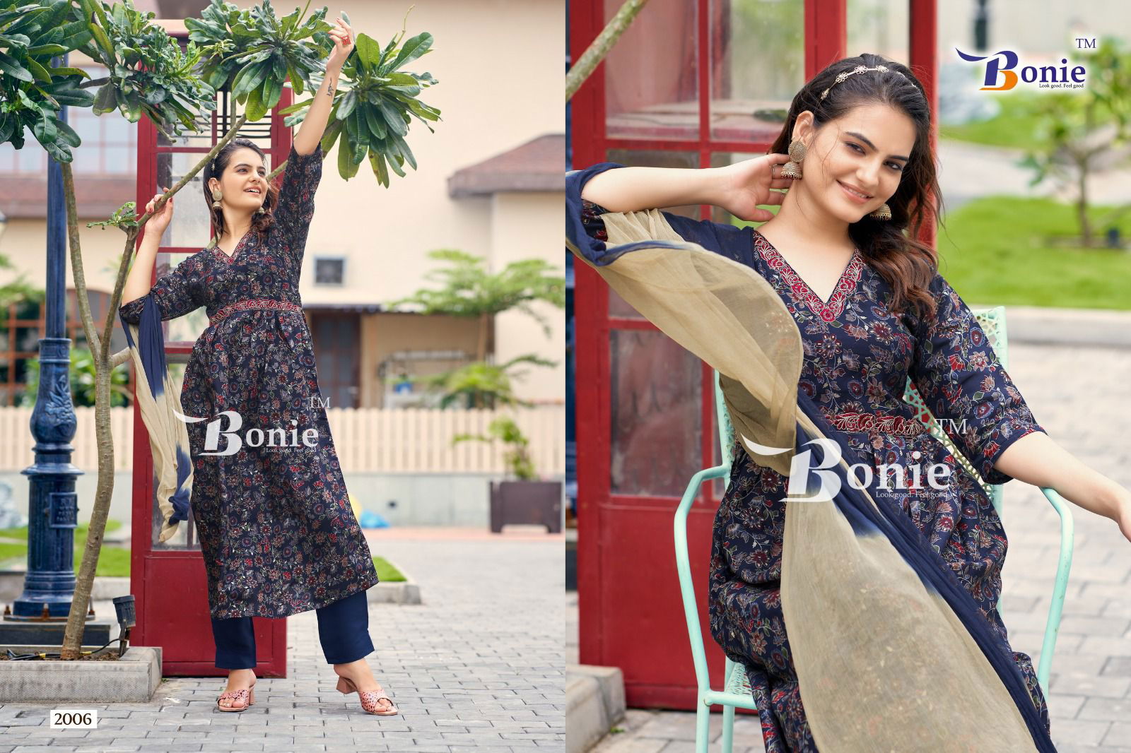 Bonie Shreya Vol 2 Printed Silk Aliya Cut Readymade Suits
